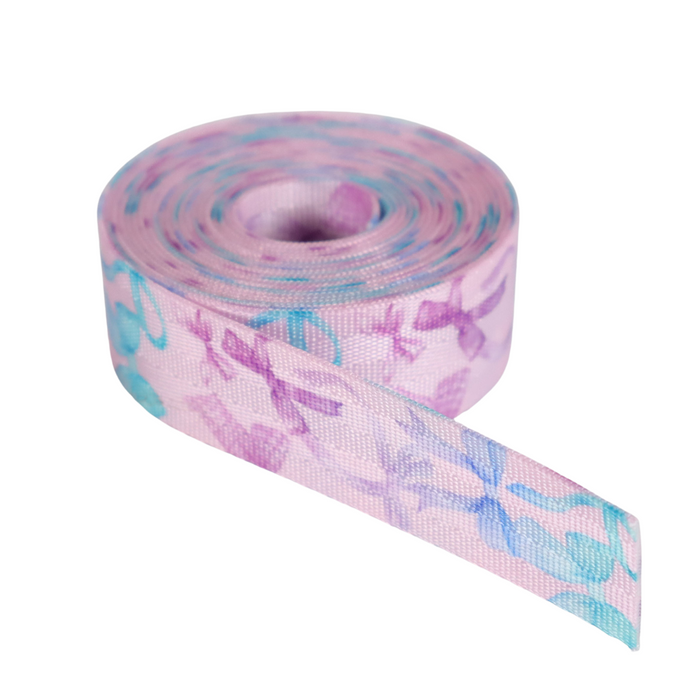 1” Ballerina Bows | Coordinate Seatbelt Webbing - 3, 5, or 10 Yard Cut