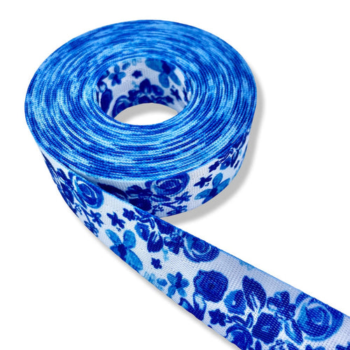 1" Classic Teacup | Coordinate Seatbelt Webbing - 3, 5, or 10 Yard Cut