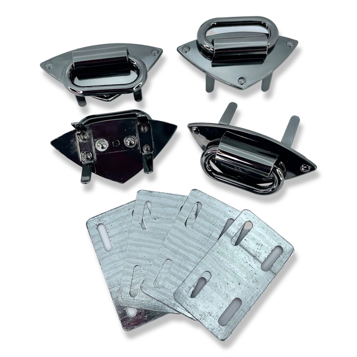 1” Triangle Strap Anchors - with washers | Pack of Four