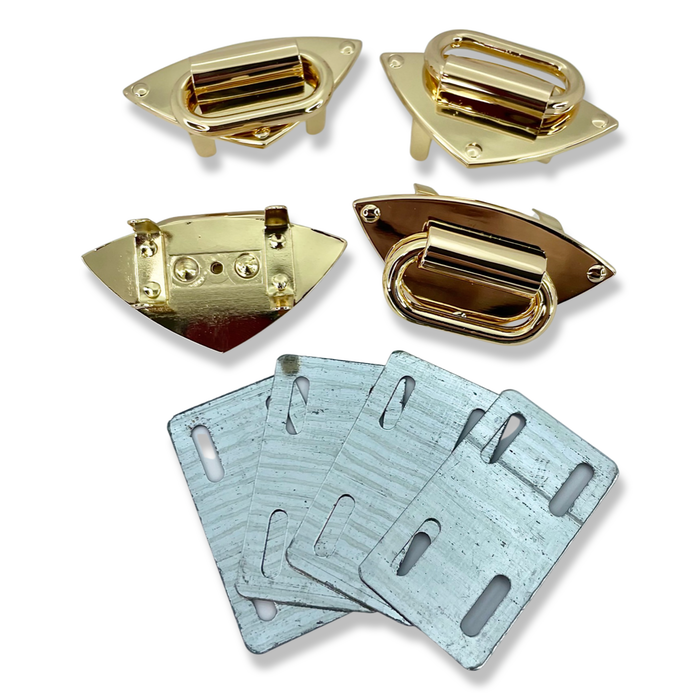 1” Triangle Strap Anchors - with washers | Pack of Four