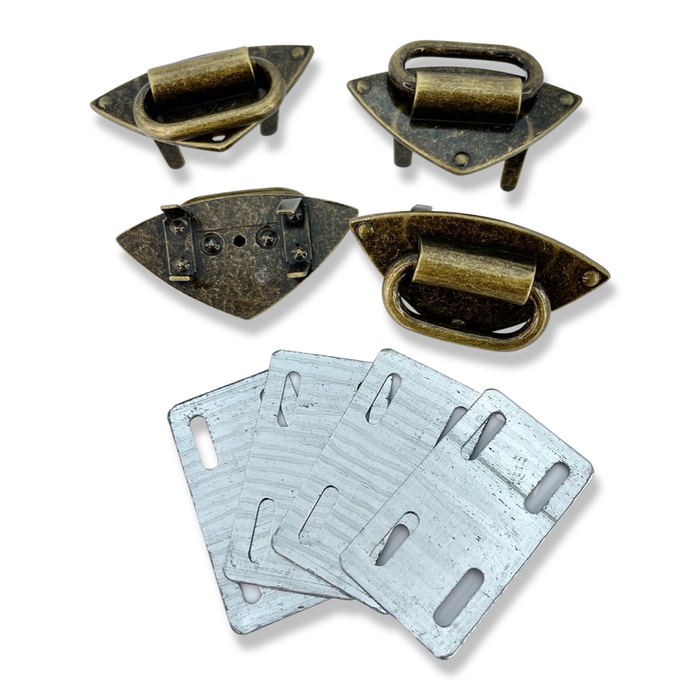 1” Triangle Strap Anchors - with washers | Pack of Four