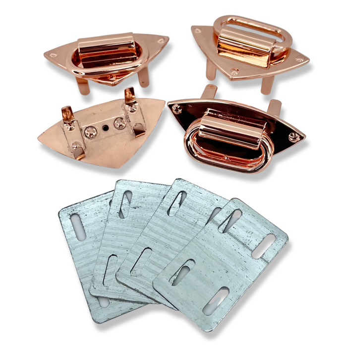 1” Triangle Strap Anchors - with washers | Pack of Four
