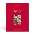 Piecework puzzles I heart NY 1000 piece NYC themed jigsaw puzzle in red box, front view.