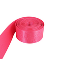 1.5" Fluorescent Pink Debossed Roses | Webbing - 3, 5, or 10 Yard Cut