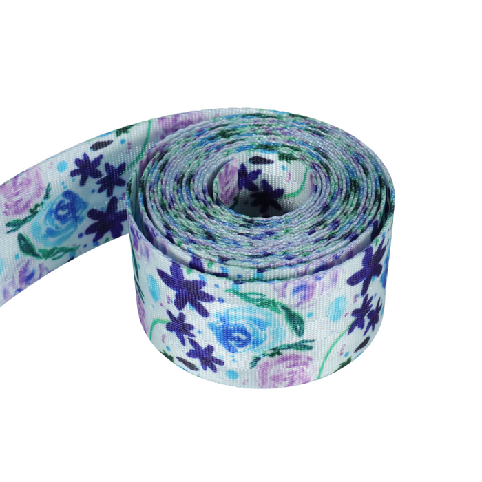 1.5" Garden Splash (Large Scale) | Seatbelt Webbing - 3, 5, or 10 Yard Cut