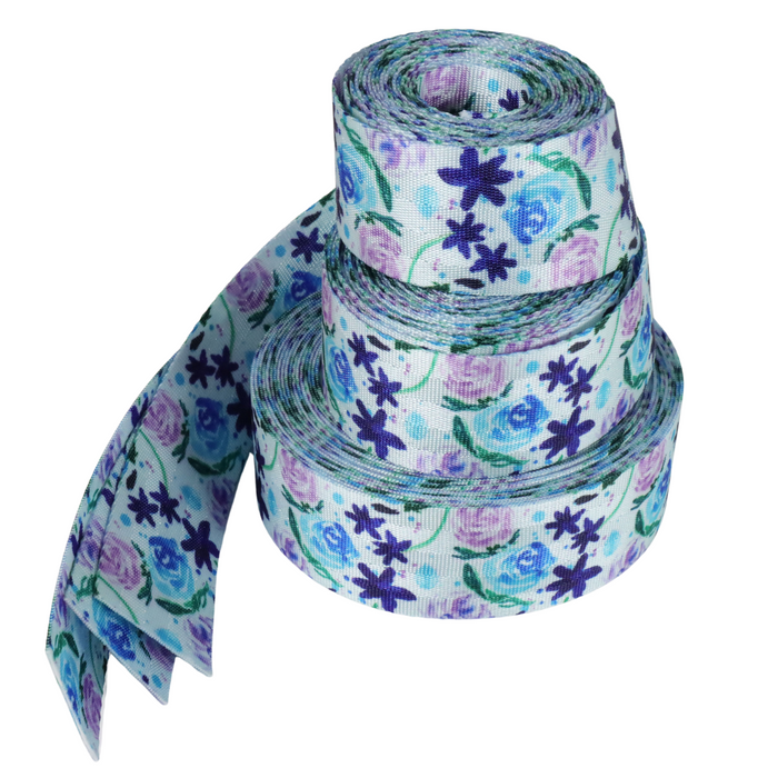 1.5" Garden Splash (Large Scale) | Seatbelt Webbing - 3, 5, or 10 Yard Cut