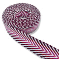1.5" Magenta Ombre | Woven Webbing - 3, 5, or 10 Yard Cut