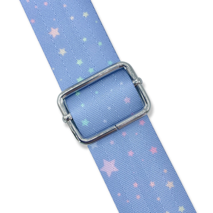 1.5" Pastel Stars | Coordinate Seatbelt Webbing - 3, 5, or 10 Yard Cut
