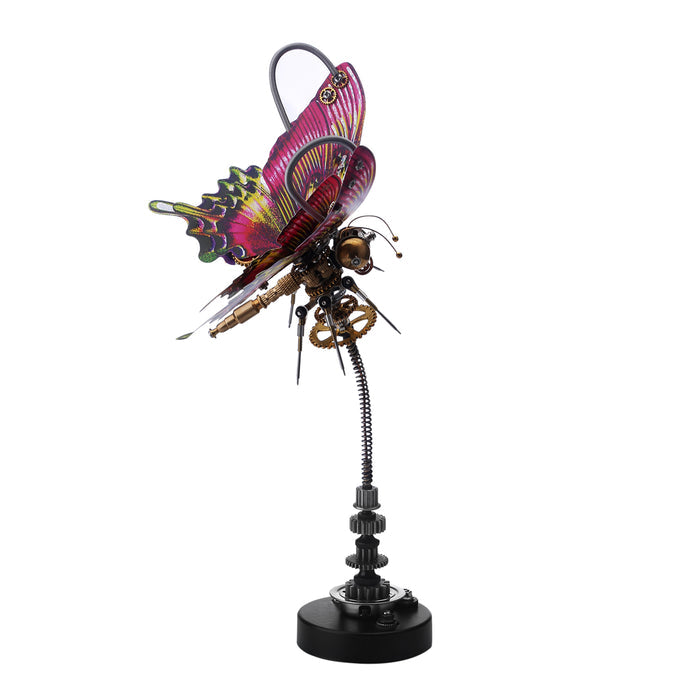 150PCS+ Flowers Base for 3D Steampunk Butterfly Insect Assembly Model Kit