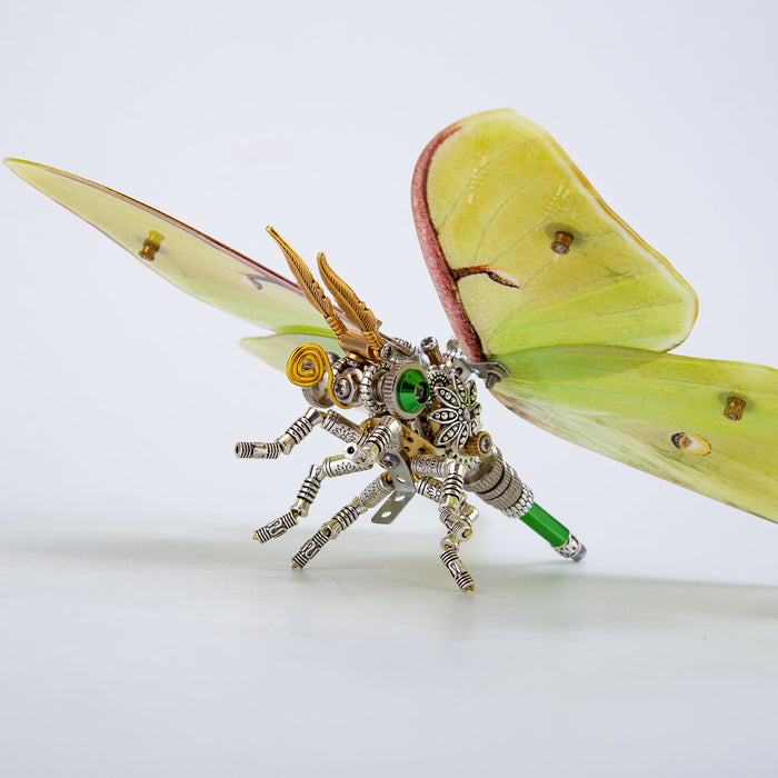 150PCS+ Steampunk 3D Metal Actias Ningpoana Model DIY Kits