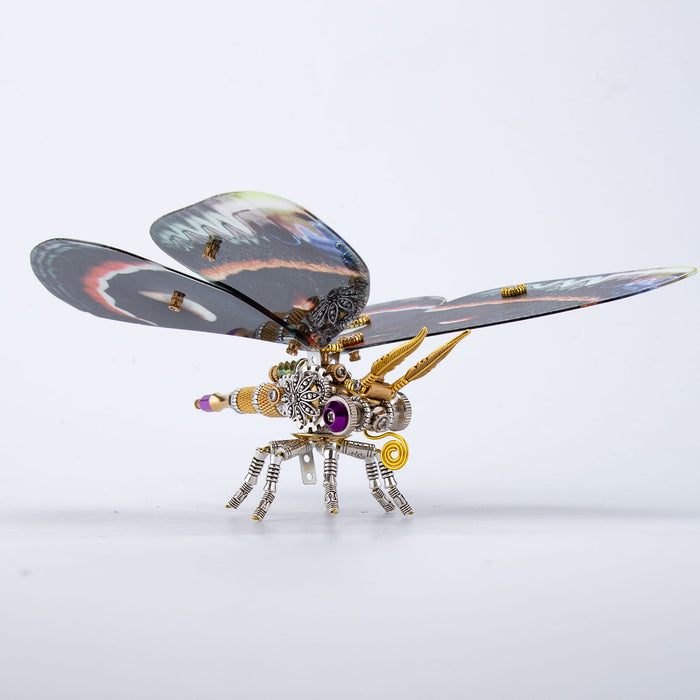150PCS+ Steampunk 3D Metal Hyalophora Cecropia Model DIY Kits