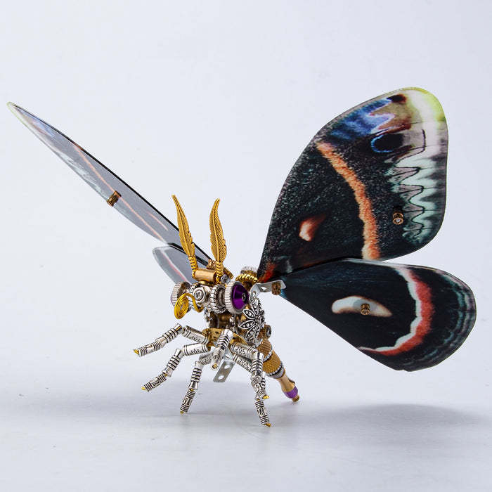150PCS+ Steampunk 3D Metal Hyalophora Cecropia Model DIY Kits