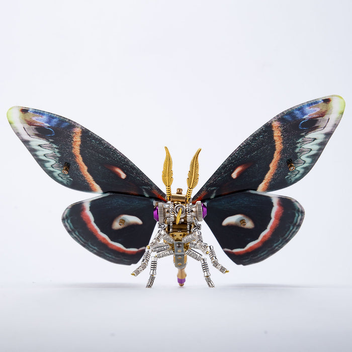 150PCS+ Steampunk 3D Metal Hyalophora Cecropia Model DIY Kits