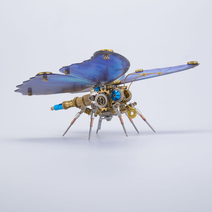150PCS+ Steampunk Blue Morpho Menelaus 3D Metal Model DIY Kits