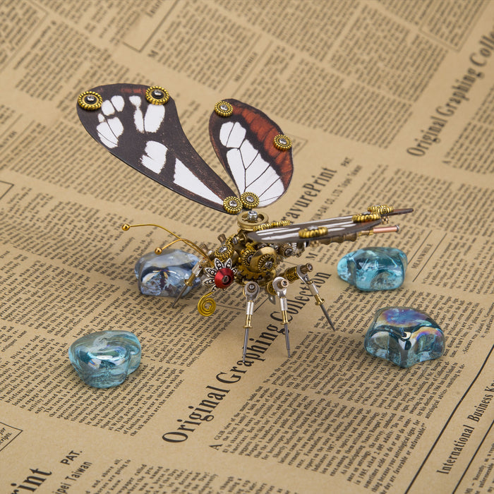 150PCS+ Steampunk Brush-footed Butterfly 3D Metal Model Kits Greta Oto