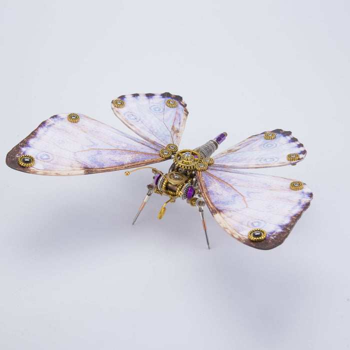 150PCS+ Steampunk Purple Blue Butterfly 3D Metal Model Kits Morpho Godarti Asarpai