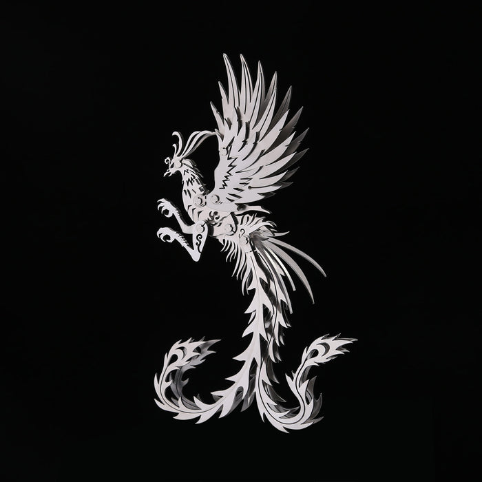 200Pcs+ DIY Oriental Dragon + Phoenix Assembly Building Kit