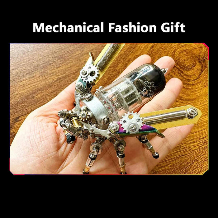 200PCS Mechanical LED Firefly 3D Metal Puzzle Insect Series