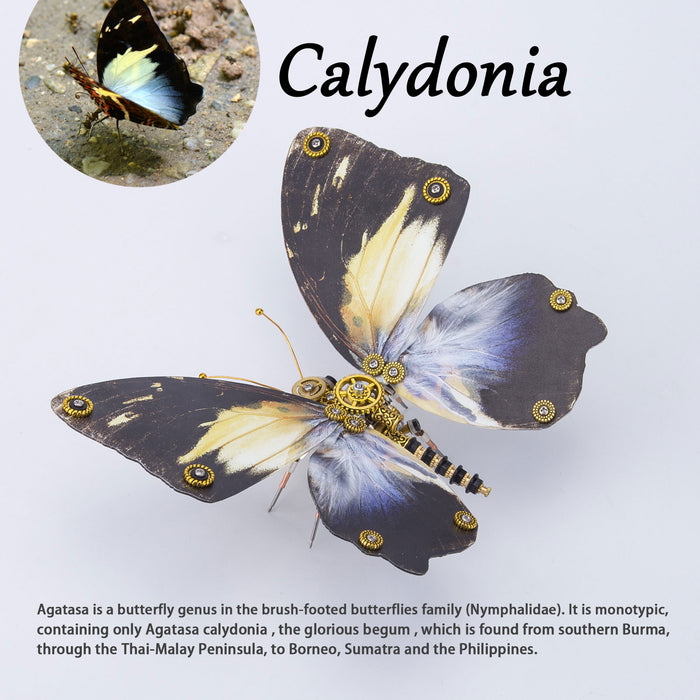 200PCS+ Steampunk Metal Assembly Butterfly Calydonia, Vanessa Indica Herbst & Papilio Machaon