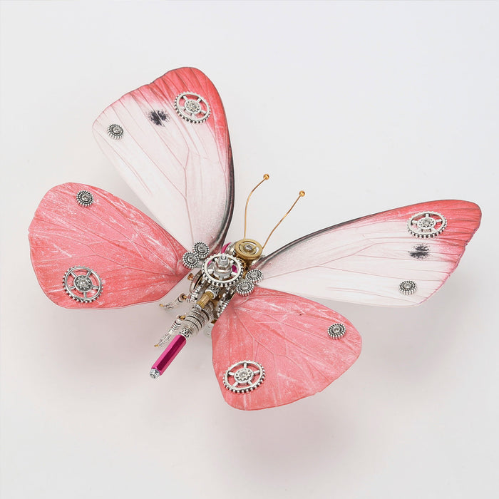 200PCS+ Steampunk Metal Assembly Butterfly Lymantria Punicea, Alcides Orontes & Pierisrapae Linne