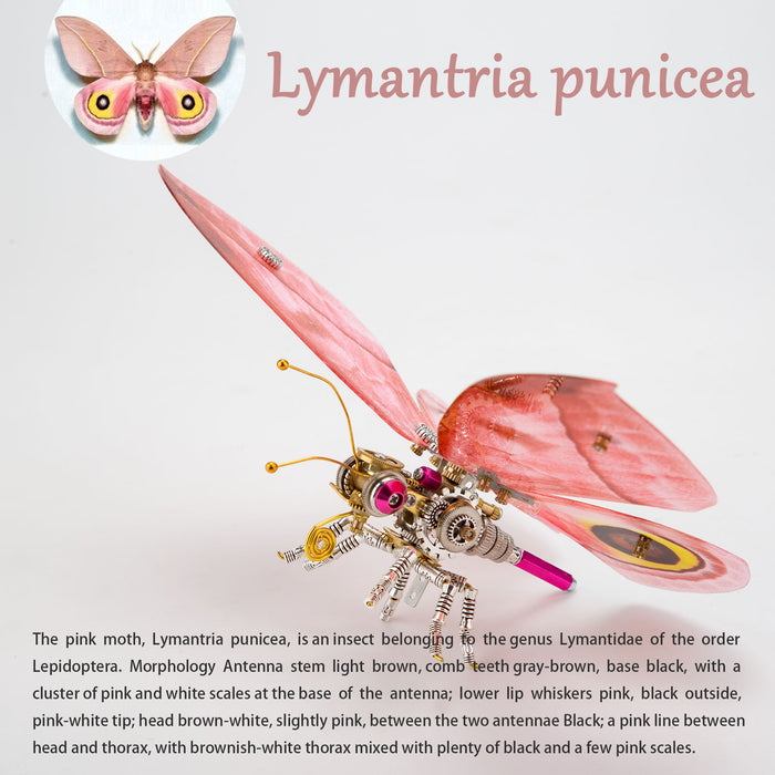 200PCS+ Steampunk Metal Assembly Butterfly Lymantria Punicea, Alcides Orontes & Pierisrapae Linne
