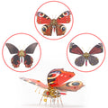 200PCS+ Steampunk Metal Assembly Toys Diaethria Dodone, Papilio & Peacock Butterfly