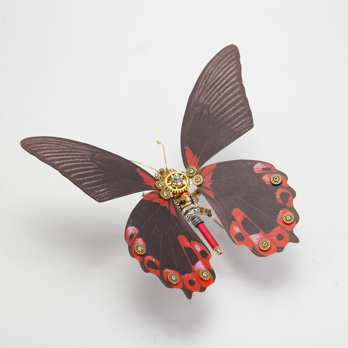 200PCS+ Steampunk Metal Assembly Toys Diaethria Dodone, Papilio & Peacock Butterfly