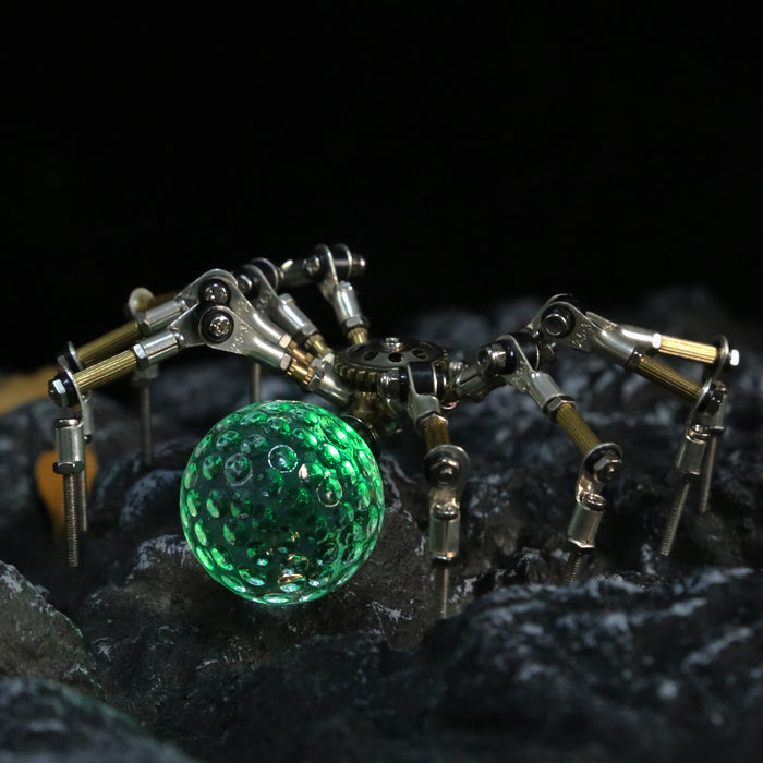 270PCS+  Halloween Light up Mini Spider Model DIY Kits 3D Metal Puzzle