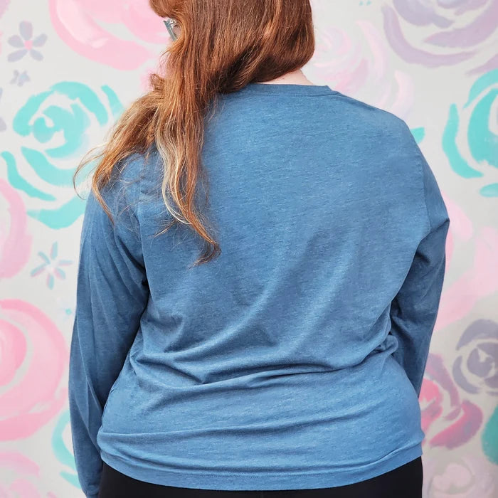 (2XL LEFT) Sewing Ghost | Dusty Teal Unisex Long-Sleeved Shirt