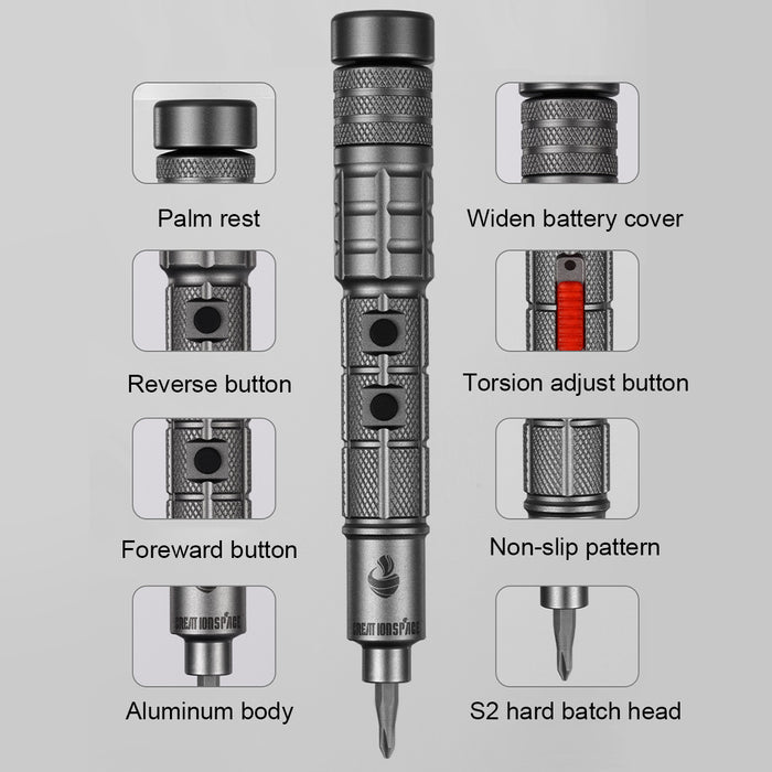 34-in-1 Metal Model Kit Tools Electric Precision Screwdriver