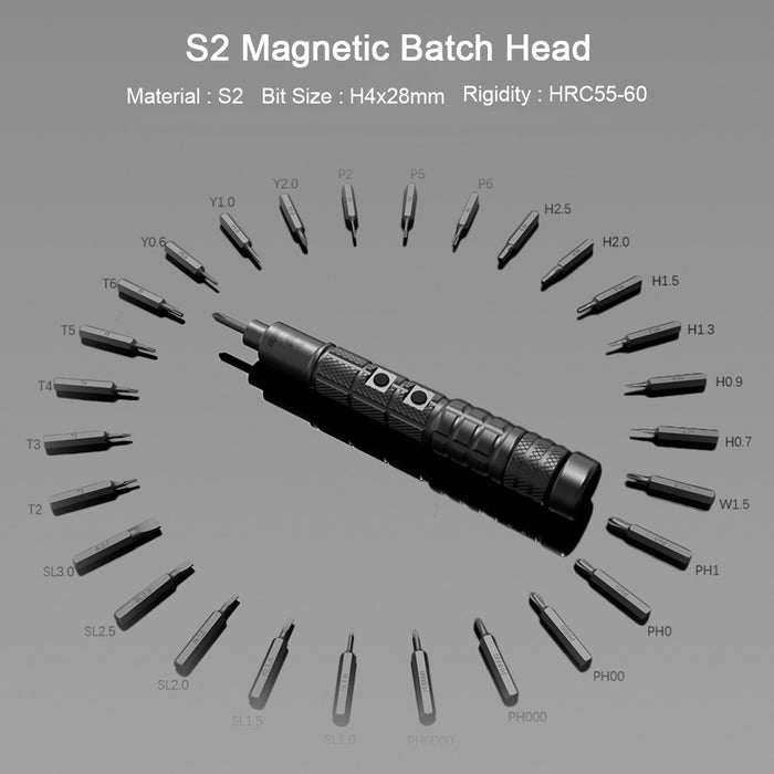 34-in-1 Metal Model Kit Tools Electric Precision Screwdriver