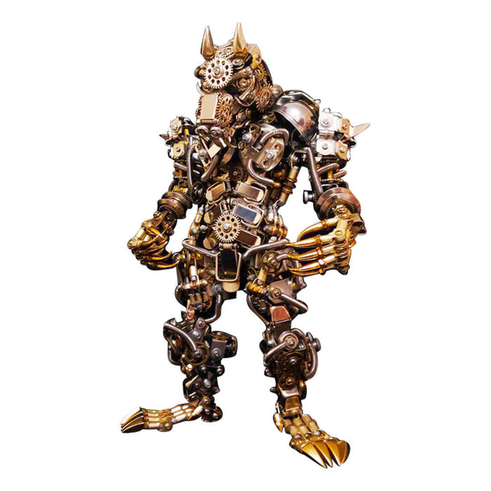 3D DIY Metal Assembly Werewolf Beast Fight with Monkey King Wukong Model Hyperrealistic Toy Set