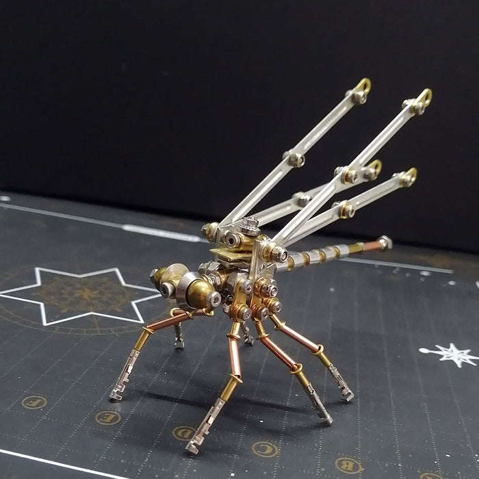 3D DIY Steampunk Insect Damselfly Metal Mode Building Kit Toy