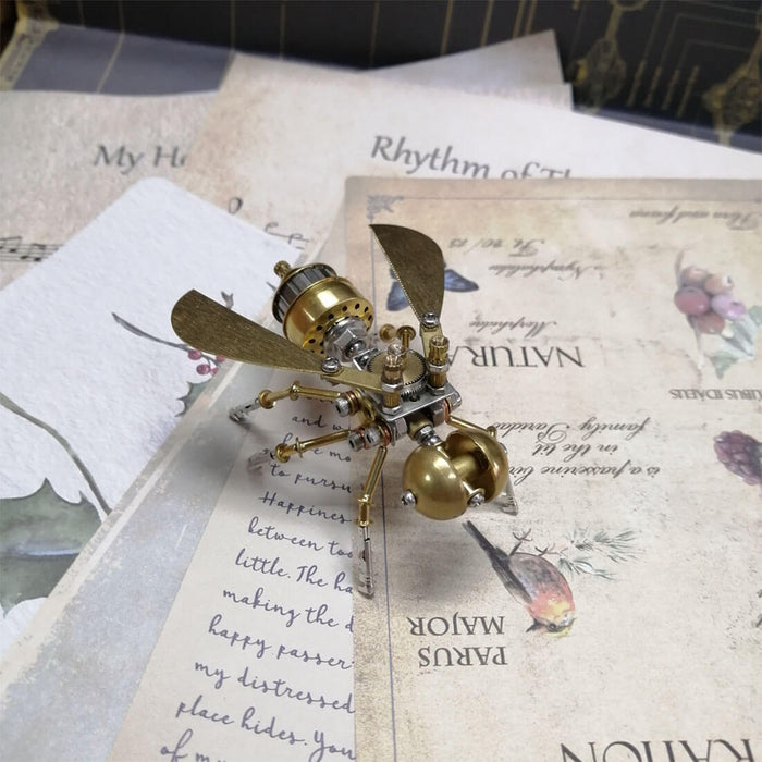 3D DIY Steampunk Mechanical Insect Metal Assembly Model (100+PCS)