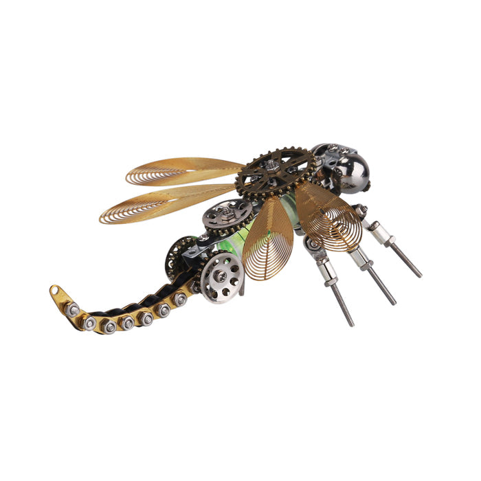 3D Metal Color-changing Dragonfly Assembly Model
