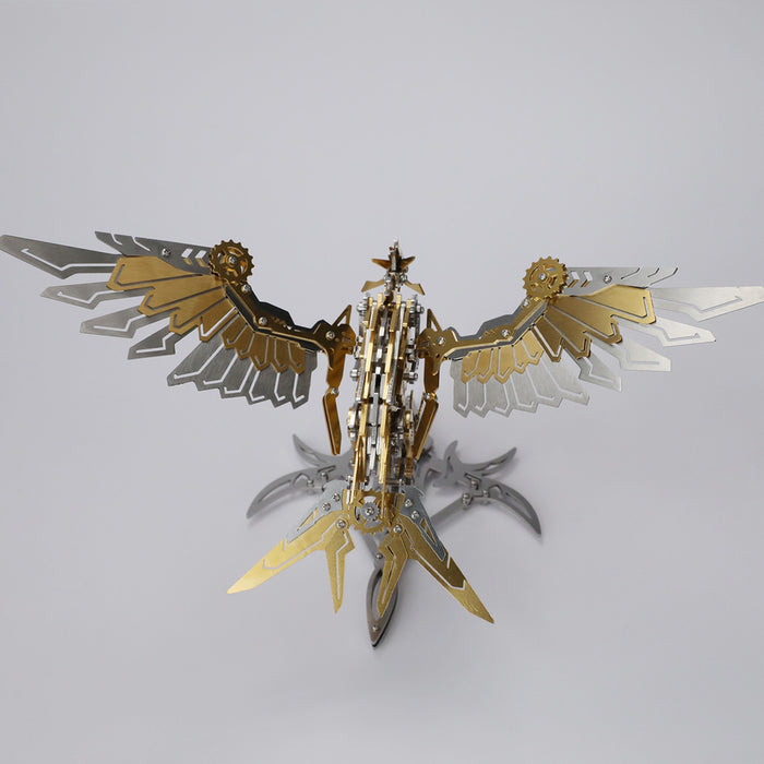 3D Metal Falconry Predator Mechanical Assembly Bird Model DIY Kits