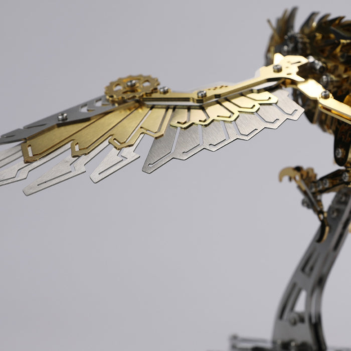 3D Metal Falconry Predator Mechanical Assembly Bird Model DIY Kits