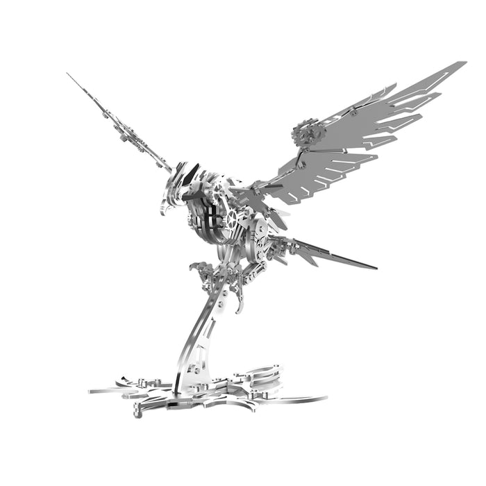 3D Metal Falconry Predator Mechanical Assembly Bird Model DIY Kits