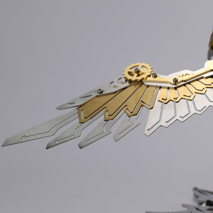 3D Metal Falconry Predator Mechanical Assembly Bird Model DIY Kits