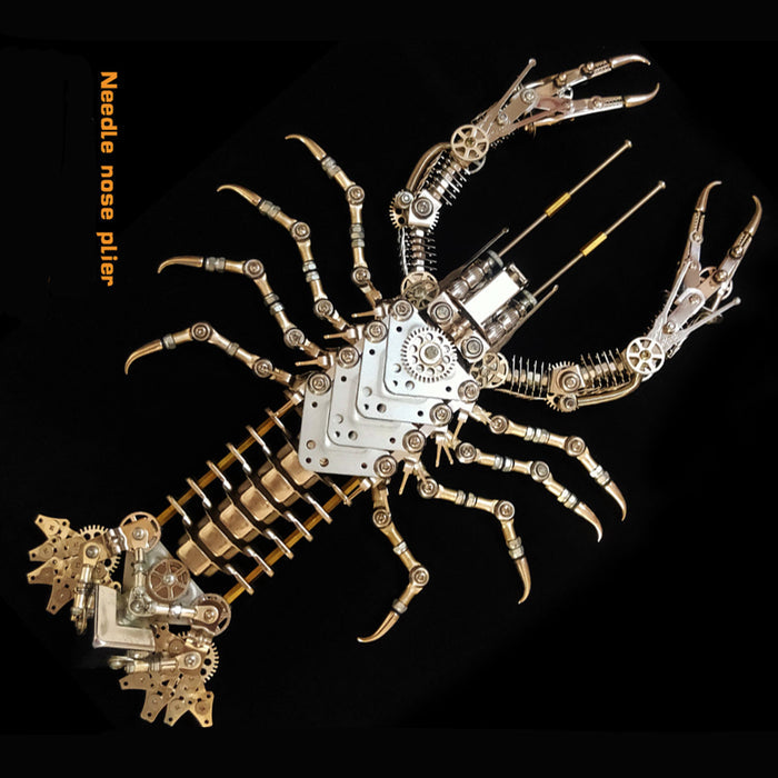 3D Metal Giant Lobster Mutant Marine Fighter Model Kits 830PCS