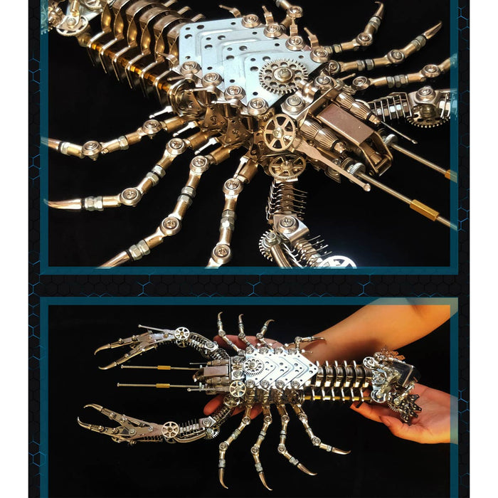 3D Metal Giant Lobster Mutant Marine Fighter Model Kits 830PCS