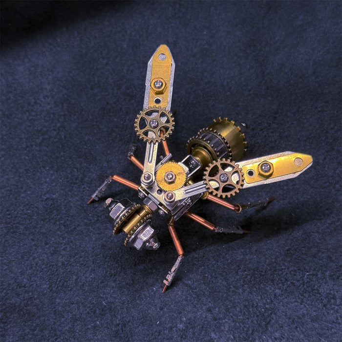 3D Metal Golden Bee Insect Assembly Model Building Kit