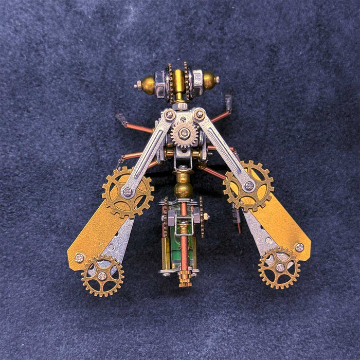 3D Metal Golden Bee Insect Assembly Model Building Kit
