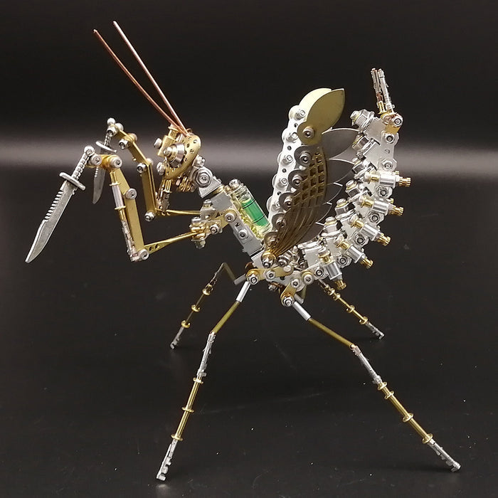 3D Metal Kits DIY Mechanical Mantis Assembly Model 350+PCS