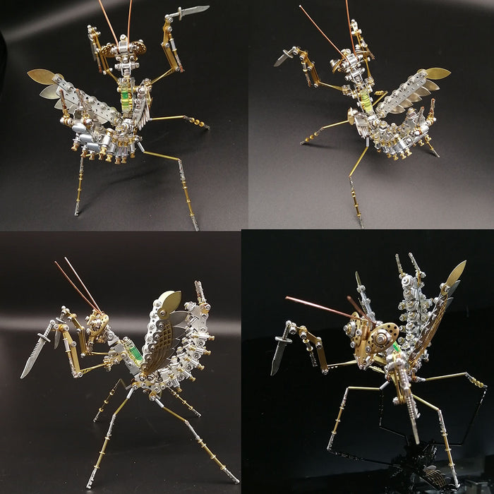 3D Metal Kits DIY Mechanical Mantis Assembly Model 350+PCS