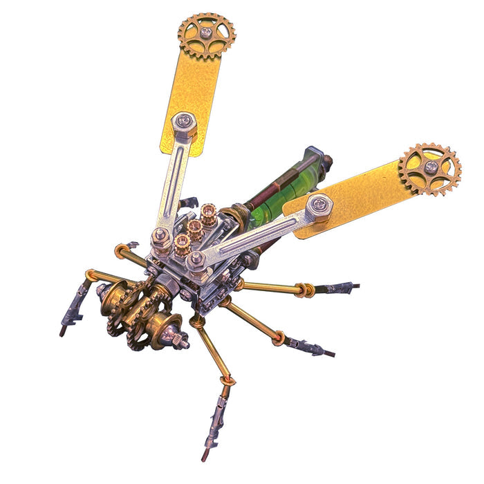 3D Metal Mechanical Little Golden Wasp Insect Assembly Model Building Kit 155PCS