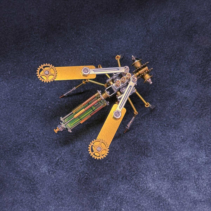 3D Metal Mechanical Little Golden Wasp Insect Assembly Model Building Kit 155PCS