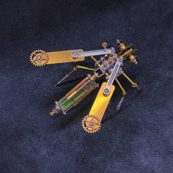 3D Metal Mechanical Little Golden Wasp Insect Assembly Model Building Kit 155PCS