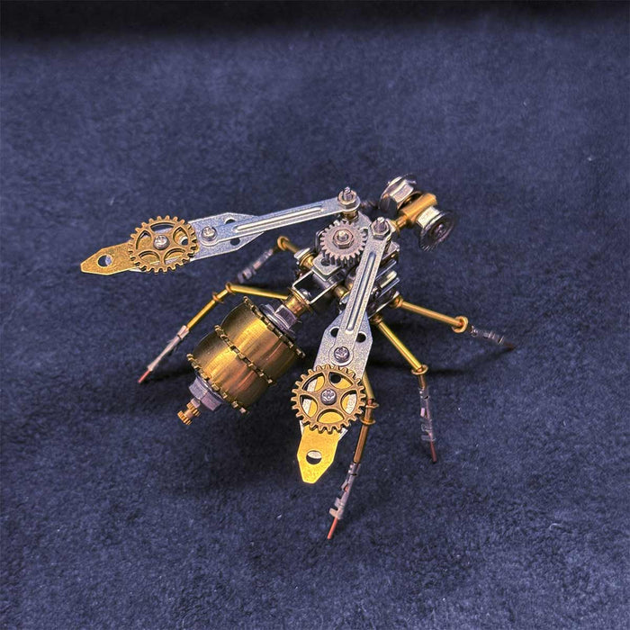 3D Metal Mechanical Little Golden Wasp Insect Assembly Model Building Kit 155PCS