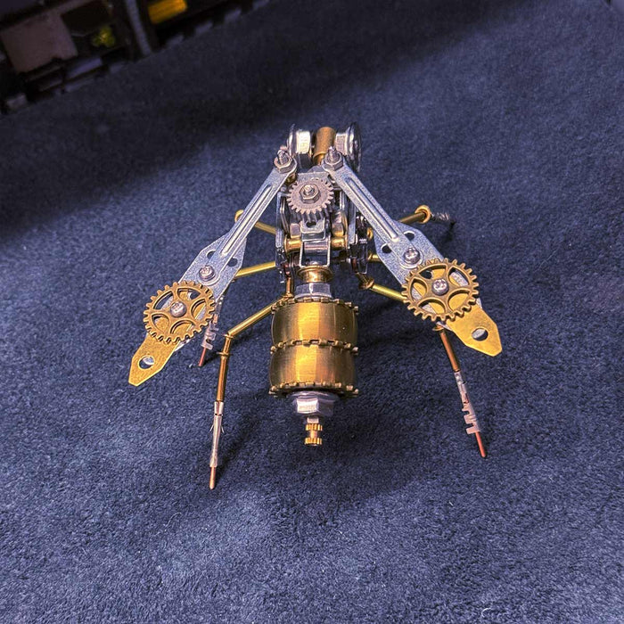 3D Metal Mechanical Little Golden Wasp Insect Assembly Model Building Kit 155PCS